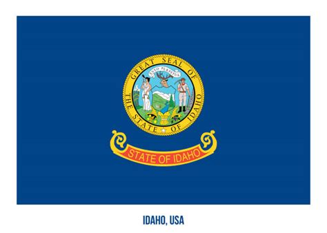 Best Idaho State Flag Illustrations, Royalty-Free Vector Graphics ...