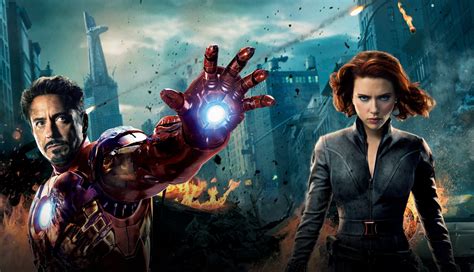 Download Black Widow Scarlett Johansson Robert Downey Jr. Iron Man ...