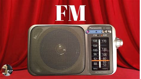 Panasonic RF-2400D Radio | Daytime FM | Radio Todderbert - YouTube