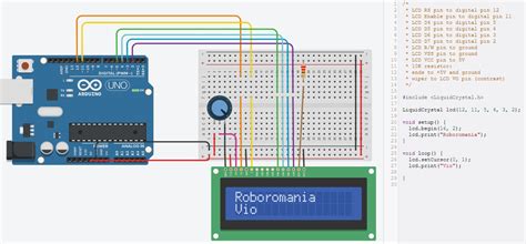 LCD 2×16 caractere LED Blue Display compatibil Arduino – Robo România