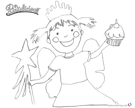 Pinkalicious Coloring Pages Fanart Clipart - Free Printable Coloring Pages