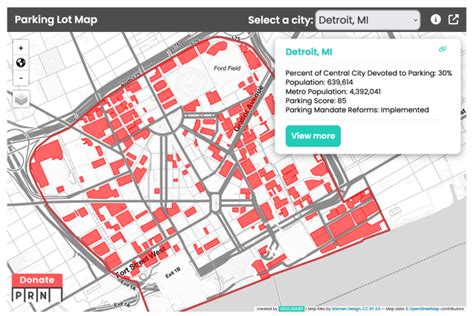 Detroit Parking Map 2023 | DETROITography