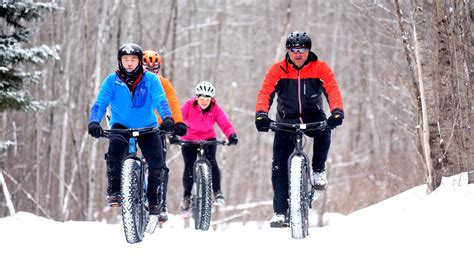 Winter Biking - Vilas County, WI