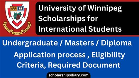 University Of Winnipeg Scholarships 2024 |How To Apply? Eligibility ...