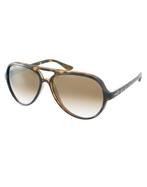 Ray-ban Aviator Sunglasses in Brown for Men | Lyst