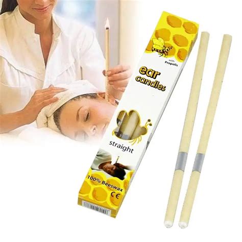 2Pcs Ear Candles Healthy Care Ear Treatment Ear Wax Removal Cleaner Ear ...