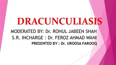 Dracunculiasis