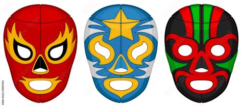 Mexican Wrestler Mask Pattern