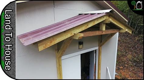 Shop Door Awning - Build a Workshop 66 - YouTube