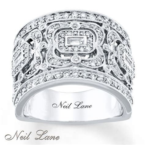 This vintage-inspired ring from the Neil Lane Designs® collection ...