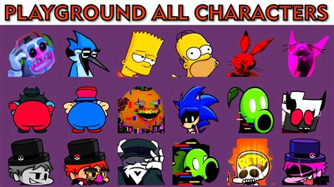 FNF Character Test | Gameplay VS My Playground | ALL Characters Test ...