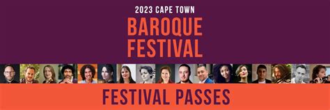 Book tickets for Cape Town Baroque Festival Pass