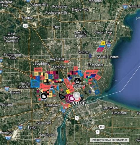 Carte des gangs de Détroit (2022) : r/CrimeInTheD