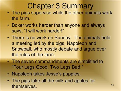 Animal Farm Chapter 1 Summary And Analysis