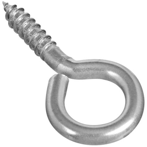 National Hardware 2-Pack Stainless steel Screw Eyes Hook at Lowes.com