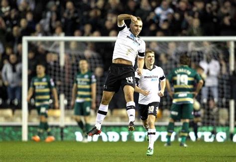 John Eustace Derby County Celebrates Scoring Editorial Stock Photo ...