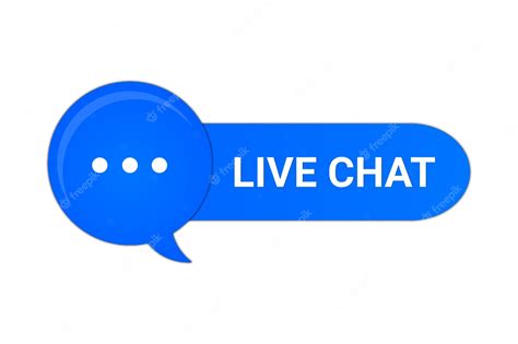 Premium Vector | Live chat button of speech bubble with chat icon