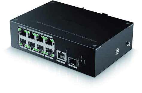 9-Port Gigabit PoE+ Switch for IP Cameras - 8 PoE Ports