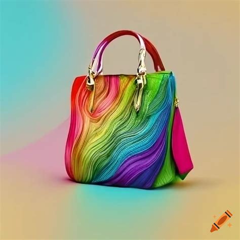 Colorful fashion bag