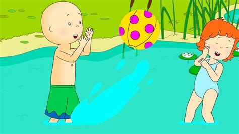 Caillou at the Lake | Caillou Cartoon - YouTube