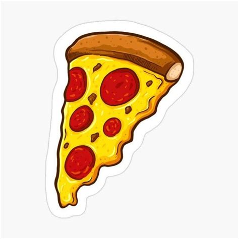 Pizza sticker pizza decal traditional tattoo pizza art | Etsy in 2021 | Pizza art, Pizza sticker ...