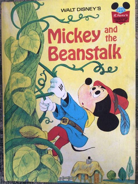 MICKEY and the BEANSTALK by WALT DISNEY Random House Hardcover 1973 book club ed | #3919623790