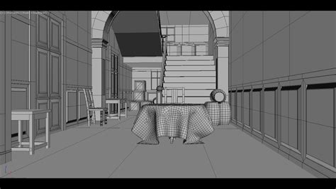 Interior modeling techniques 3ds max tutorial part - 1 - YouTube