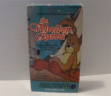 The Velveteen Rabbit VHS f.h.e. 1985 Animated Movie Release - Etsy