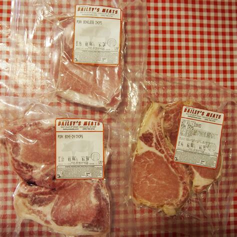 Pork Chops - Bailey's Meats