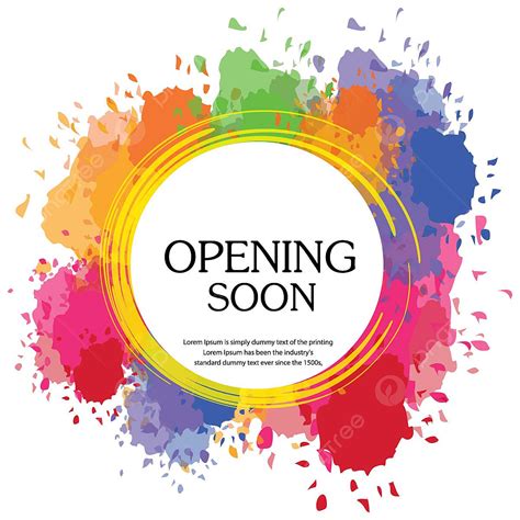 Open Banner Clipart Transparent PNG Hd, Opening Soon Banner Vector ...