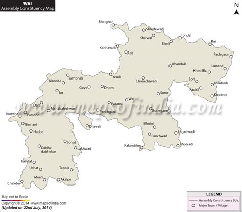 Wai Assembly (Vidhan Sabha) Election Result 2024 and Constituency Map