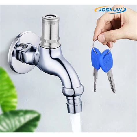 Anti-theft Outdoor Lock Faucet Water Tap with Lock Outdoor Brass Lock ...