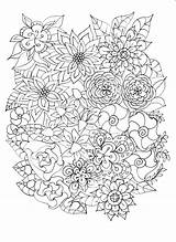 Flower Coloring Pages sketch template