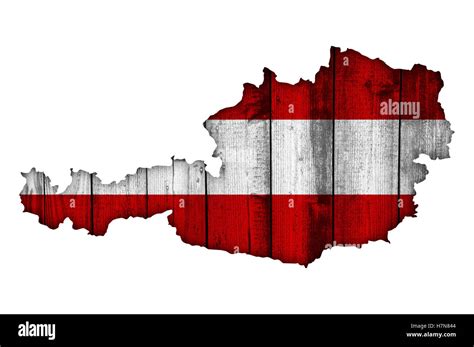 Map and flag of Austria Stock Photo - Alamy