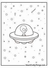Alien Coloring Pages  Space coloring Printable sketch template