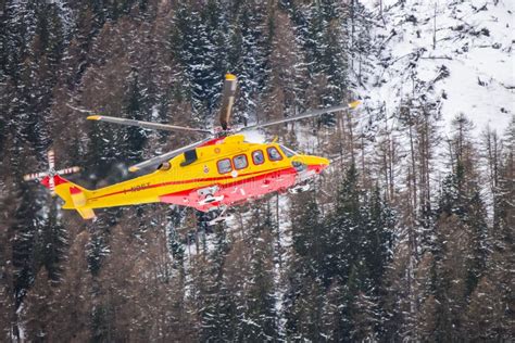 Mountain rescue helicopter editorial stock photo. Image of flying ...