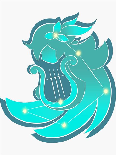 "Genshin Impact Venti constellation " Sticker for Sale by PhantomFever81 | Redbubble