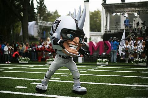 Who is the Las Vegas Raiders Mascot Raider Rusher?