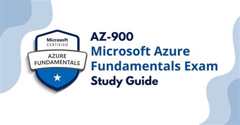 AZ-900 - Azure Fundamentals Exam Study Guide