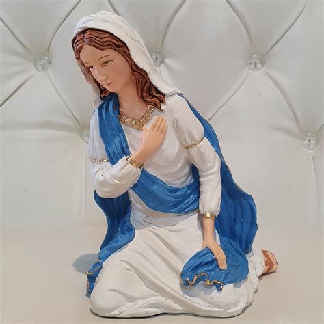 Blessed Virgin Mary 18 cm (Mama Mary for Holy Family and Nativity set ...