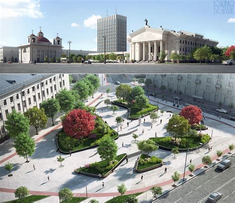 City Square Reconstruction Concept.-------Architects:Bashmak DmitryRoshchencko Roman-------Full ...