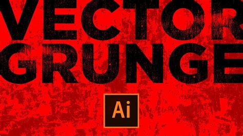 How to Make Vector Grunge Effects in Adobe Illustrator - YouTube