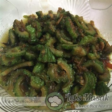 Peria Katak Goreng Belacan Recipe | LetsMasak