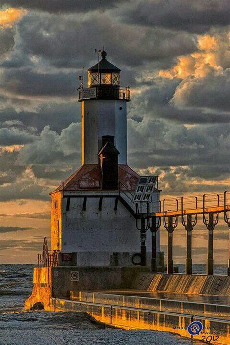 Lighthouse in Michigan City, IN. Michigan City Indiana, Indiana Dunes, Pure Michigan, Indiana ...