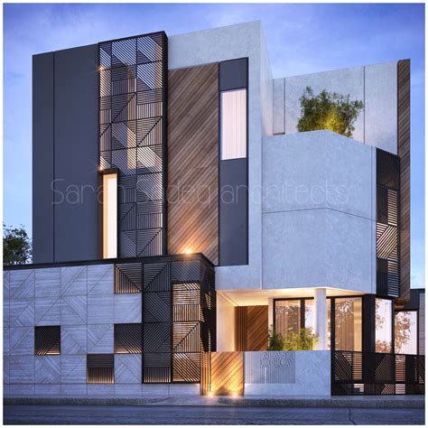 Modern Villa Elevation Design / modern elevation | Facade house, Modern small house design ...