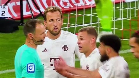 Fans spot Harry Kane protesting to ref before Bayern star remembers he ...