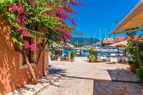 Solve Fiscardo-village-and-harbor-on-Kefalonia-Ionian Island Greece ...