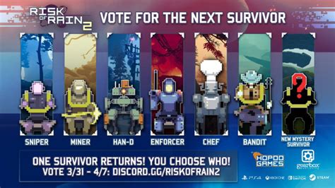 Next Risk of Rain 2 Survivor to be Decided by the Community - MP1st