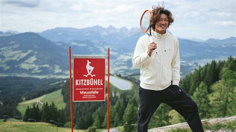 Zhang Zhizhen Visits Hahnenkamm mountain in Kitzbühel | ATP Tour | Tennis