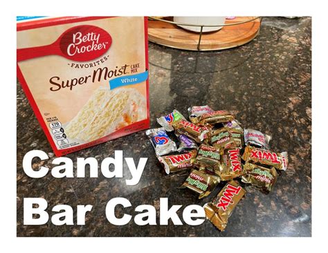 Candy Bar Cake - Modern Dad Survival